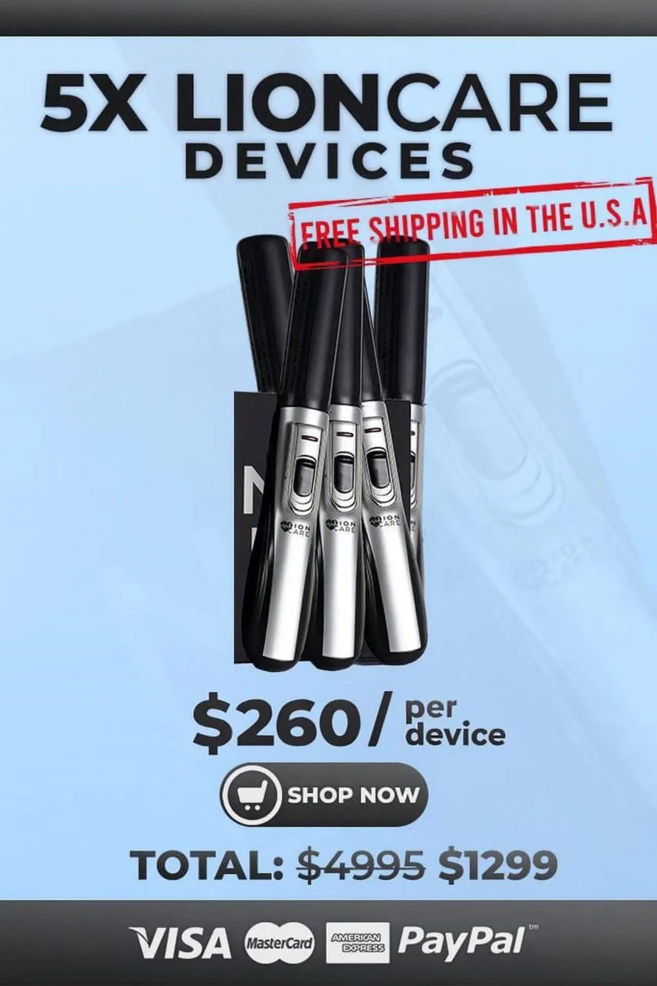 5x LION Care Device Package